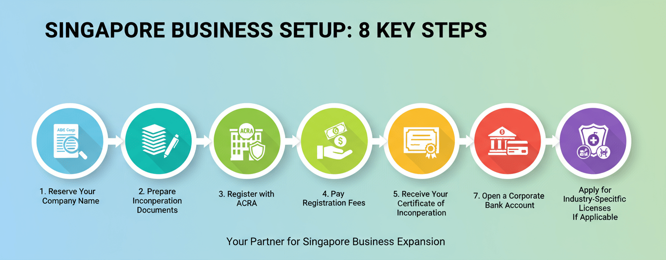 Singapore Business Setup 8 Key Steps - Taxmantra Global